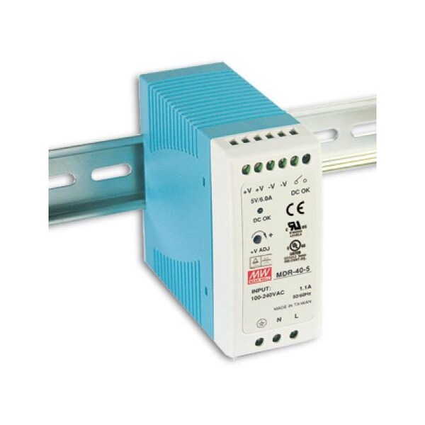 Power Supply, 85 to 264V AC/120 to 370V DC, 48V DC, 40W, 0.83A, DIN Rail
